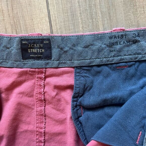J. Crew Shorts Stretch | Salmon red | size 34” - Picture 4 of 5